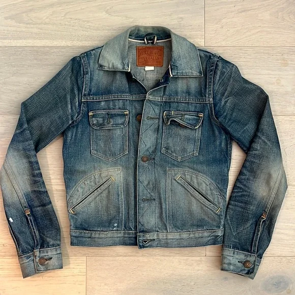 【希少】RRL Distress new roper denim jacket RRL Ralph Lauren Roper Denim Jacket Wilmington Repaired